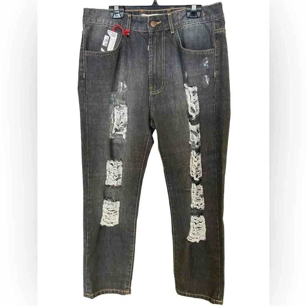 Bonheur Milano Luxury Jeans London Distressed  Size 29